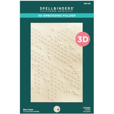 Spellbinders Bee-Cause 3D Embossing Folder from the Through the Arbor Garden Collection by Susan Tierney-Cockburn Spellbinders Bee-Cause 3D Embossing Folder from the Through the Arbor Garden Collection by Susan Tierney-Cockburn
