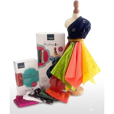 Marisha Mistry Mashquin Fashion Design Activity Kit for Kids No Sewing Required Ages 5+ Marisha Mistry Mashquin Fashion Design Activity Kit for Kids No Sewing Required Ages 5+
