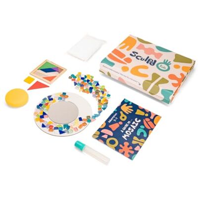 Sculpd Kids Mini Mosaic Kit, Mirror Design, Tangram Tiles, Age 4-6 Sculpd Kids Mini Mosaic Kit, Mirror Design, Tangram Tiles, Age 4-6