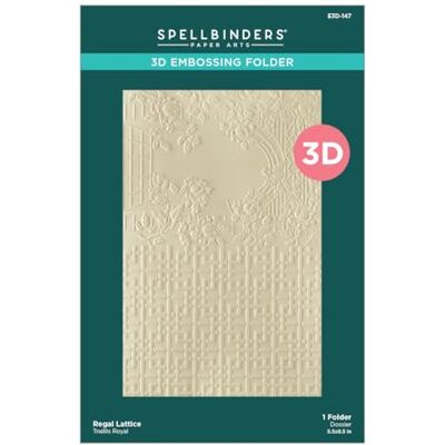 Spellbinders Regal Lattice 3D Embossing Folder Spellbinders Regal Lattice 3D Embossing Folder