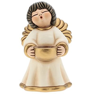 Thun Rosy Grande Angel with Candle Holder - Ceramic - 20cm - Classic Line Thun Rosy Grande Angel with Candle Holder - Ceramic - 20cm - Classic Line