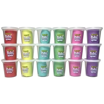 CRAYOLA NEW Pearl & Cosmic Special Effects Dough 20pk x 3oz Pearl and Cosmic Shimmer Dough Tubs Pastel Colors ( Special Effects Pearl Dough), A1-2997 CRAYOLA NEW Pearl & Cosmic Special Effects Dough 20pk x 3oz Pearl and Cosmic Shimmer Dough Tubs Pastel Colors ( Special Effects Pearl Dough), A1-2997