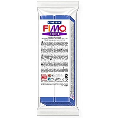 Staedtler - Fimo Soft 8022-33 - Blue - 350g - Modeling clay Staedtler - Fimo Soft 8022-33 - Blue - 350g - Modeling clay