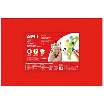 APLI Kids EVA Bag 600 x 400 mm Red APLI Kids EVA Bag 600 x 400 mm Red