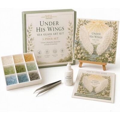 Generic Sea Glass DIY Mosaic Art Kit Christian Seaglass Art Craft Kits for Adults Generic Sea Glass DIY Mosaic Art Kit Christian Seaglass Art Craft Kits for Adults