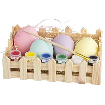 Gisela Graham Paint Your Own Easter Eggs, Easter Craft Kit Gisela Graham Paint Your Own Easter Eggs, Easter Craft Kit