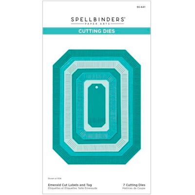 Spellbinders S5-641 Emerald Cut Labels and Tag Etched Dies from The Home for The Holidays Collection Spellbinders S5-641 Emerald Cut Labels and Tag Etched Dies from The Home for The Holidays Collection