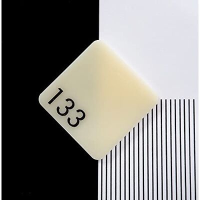 Perspex 133 Ivory Cast Acrylic Sheet 600x500x3mm Perspex 133 Ivory Cast Acrylic Sheet 600x500x3mm