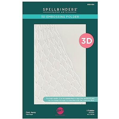 Spellbinders - Cast Away 3D Embossing Folder from the Seahorse Kisses Collection by Dawn Woleslagle Spellbinders - Cast Away 3D Embossing Folder from the Seahorse Kisses Collection by Dawn Woleslagle