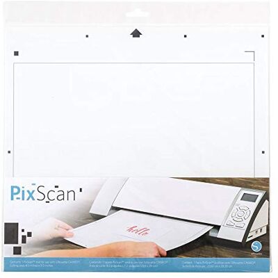 Silhouette America CUT-MAT-PIX12-3T SIL PixScan Cutting Mat for Cameo 8.5-inch x 11.5-inch, Plastic, White Silhouette America CUT-MAT-PIX12-3T SIL PixScan Cutting Mat for Cameo 8.5-inch x 11.5-inch, Plastic, White