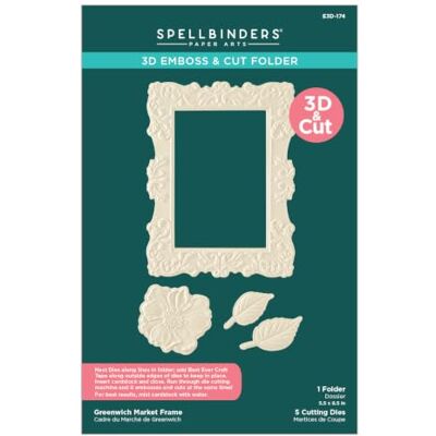Spellbinders Greenwich Market Frame 3D Emboss & Cut Folder Spellbinders Greenwich Market Frame 3D Emboss & Cut Folder