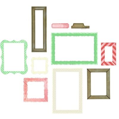 Sizzix Clear Stamps Set with Framelits Dies, Build-A-Frame by 49 & Market, 15 Rubber Stamps & 14 Cutting Dies, G Sizzix Clear Stamps Set with Framelits Dies, Build-A-Frame by 49 & Market, 15 Rubber Stamps & 14 Cutting Dies, G