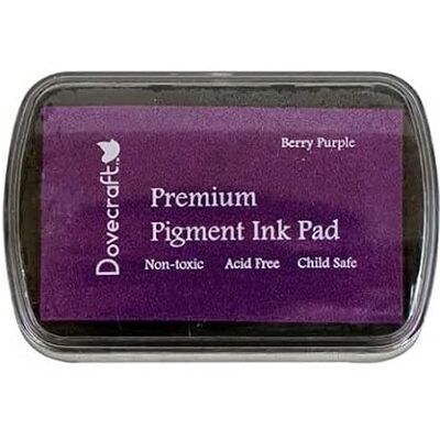 Simply Sew Crafty Dovecraft Pigment Ink Pads Single Sets Packs Card Making Art Craft Acid Free ™ (Purple Berry) Simply Sew Crafty Dovecraft Pigment Ink Pads Single Sets Packs Card Making Art Craft Acid Free ™ (Purple Berry)