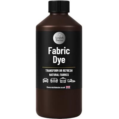The Scratch Doctor Chocolate Brown Fabric Dye Permanent Fabric Paint for Upholstery, Furniture, Sofas, Clothes, Canvas The Scratch Doctor Chocolate Brown Fabric Dye Permanent Fabric Paint for Upholstery, Furniture, Sofas, Clothes, Canvas