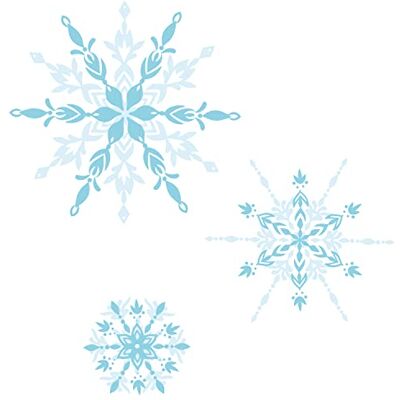 Sizzix Layered Clear Craft Stamps for Card Making 6PK Floating Snowflakes by Olivia Rose, One Size, 665974 Sizzix Layered Clear Craft Stamps for Card Making 6PK Floating Snowflakes by Olivia Rose, One Size, 665974