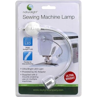 Daylight - DN1180 - White - Chrome - Sewing machine lamp Daylight - DN1180 - White - Chrome - Sewing machine lamp