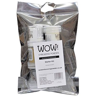 WOW! Embossing Powder Starter Kit 6 x 15ml Jars WOW! Embossing Powder Starter Kit 6 x 15ml Jars