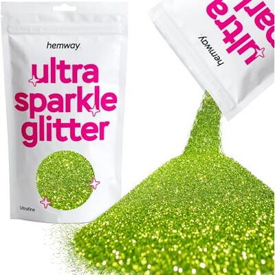 Hemway - Glitter - Lime Green - Ultra Sparkle - Glitter Hemway - Glitter - Lime Green - Ultra Sparkle - Glitter