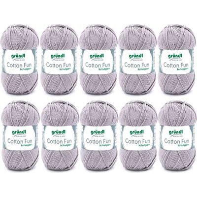 Gründl Cotton Fun Light Gray - Yarn Gründl Cotton Fun Light Gray - Yarn