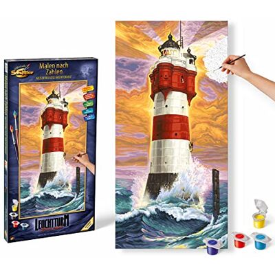 Schipper 609220399 "Lighthouse Roter" Sand Paint By Numbers Board Schipper 609220399 "Lighthouse Roter" Sand Paint By Numbers Board