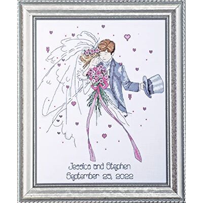 Design Works Counted Cross Stitch Kit, Cotton, Silver, 1 Design Works Counted Cross Stitch Kit, Cotton, Silver, 1