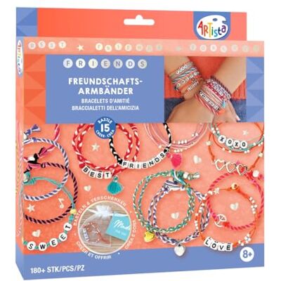 ARTISTA 9342992 Friendship Bracelets Craft Set, Jewellery Making Set, DIY Jewellery Set for Children from 8 Years ARTISTA 9342992 Friendship Bracelets Craft Set, Jewellery Making Set, DIY Jewellery Set for Children from 8 Years