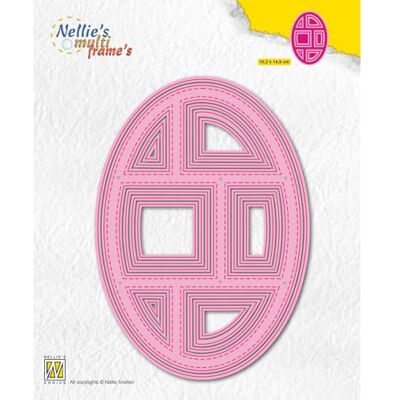 Nellie's Choice MFD135 Cutting Dies Oval Cutting Die Multi Frame Dies 18 Pieces 10.2 x 14.6 cm for Cards Crafts Scrapbooking Accessories Pink 102 x 146 mm Nellie's Choice MFD135 Cutting Dies Oval Cutting Die Multi Frame Dies 18 Pieces 10.2 x 14.6 cm for Cards Crafts Scrapbooking Accessories Pink 102 x 146 mm