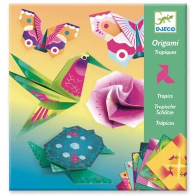 Djeco Origami Papiroflexia Tropics (min. 2 u.) Dolls and Figures, M (DJ08754) Djeco Origami Papiroflexia Tropics (min. 2 u.) Dolls and Figures, M (DJ08754)
