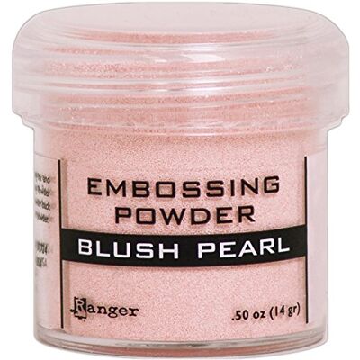 Ranger Blush Pearl Embossing Powder, Synthetic Material, Pink, 4.4 x 4.4 x 4.4 cm, EPJ60444 Ranger Blush Pearl Embossing Powder, Synthetic Material, Pink, 4.4 x 4.4 x 4.4 cm, EPJ60444