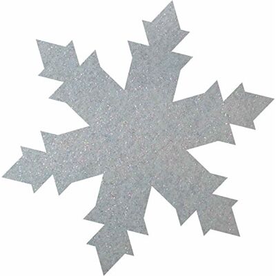 Petra's Bastel News Petra's Craft News 50 x 40 mm Glitter Snowflakes Felt Confetti, Fliz, Ice Blue, 18 x 12 x 3 cm Petra's Bastel News Petra's Craft News 50 x 40 mm Glitter Snowflakes Felt Confetti, Fliz, Ice Blue, 18 x 12 x 3 cm