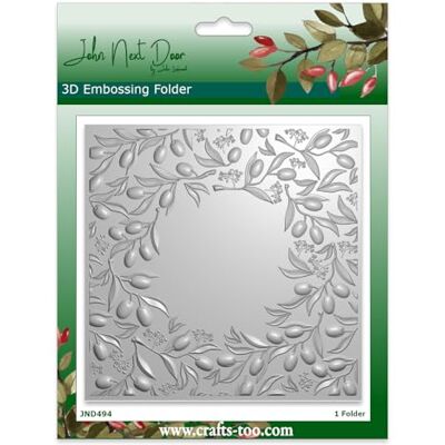 Crafts Too John Next Door 3D Embossing Folder Hawthorn Crafts Too John Next Door 3D Embossing Folder Hawthorn