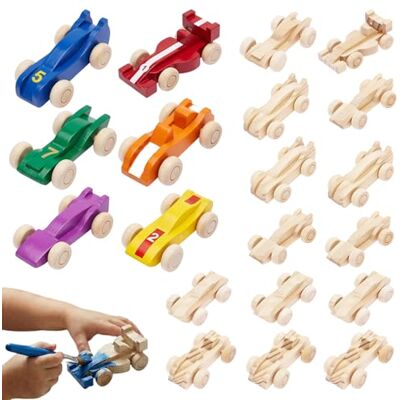 shaojian 20 Pcs Unfinished Wood Car DIY Toy, Paint Your Own Wooden Cars Toys Wood Painting Crafts Kit for Student Home, Activity Handicraft Project, Party Favor, Easy Woodworking shaojian 20 Pcs Unfinished Wood Car DIY Toy, Paint Your Own Wooden Cars Toys Wood Painting Crafts Kit for Student Home, Activity Handicraft Project, Party Favor, Easy Woodworking