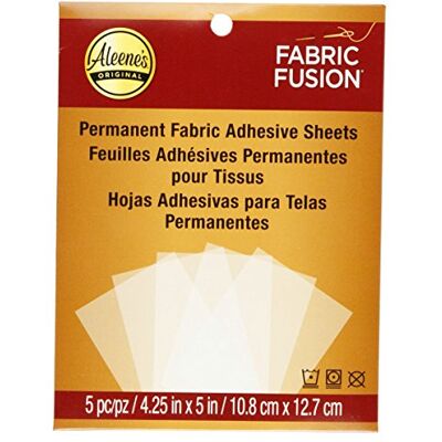 Aleene's Fabric Glue Fabric Fusion Sheets(5 pieces) Aleene's Fabric Glue Fabric Fusion Sheets(5 pieces)