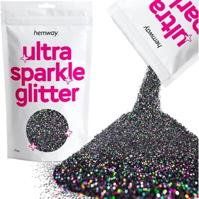 Hemway - Glitter Ultra Sparkle - Black - Holographic - Glitter Hemway - Glitter Ultra Sparkle - Black - Holographic - Glitter