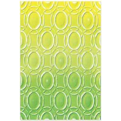 Sizzix Cosmopolitan Golden Rings Embossing Folder - Embossing Folder Sizzix Cosmopolitan Golden Rings Embossing Folder - Embossing Folder