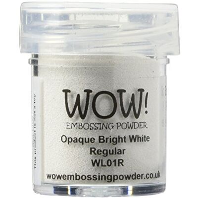 WOW! Embossing Powder 15ml-Opaque Bright White WOW! Embossing Powder 15ml-Opaque Bright White