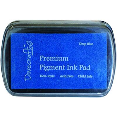 Dovecraft Pigment Ink Pad, Deep Blue, 8.5 x 2 x 6 cm Dovecraft Pigment Ink Pad, Deep Blue, 8.5 x 2 x 6 cm