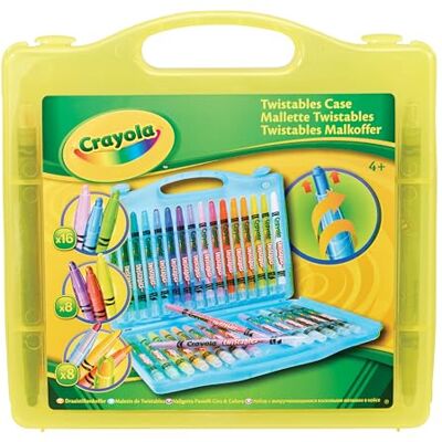 CRAYOLA Twistables Case (32 Pack) (Case colour may vary Purple, Blue, Yellow) CRAYOLA Twistables Case (32 Pack) (Case colour may vary Purple, Blue, Yellow)