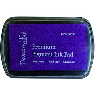 Dovecraft Pigment Ink Pad, Berry Purple, 8.5 x 2 x 6 cm Dovecraft Pigment Ink Pad, Berry Purple, 8.5 x 2 x 6 cm