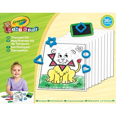 CRAYOLA Mon 1st Stamp Kit Creative Leisure Mini Kids Ages 2+ Creation Game Colouring and Drawing CRAYOLA Mon 1st Stamp Kit Creative Leisure Mini Kids Ages 2+ Creation Game Colouring and Drawing