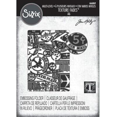 Sizzix - Vault Airmail - Multi-Level - Embossing stencil Sizzix - Vault Airmail - Multi-Level - Embossing stencil