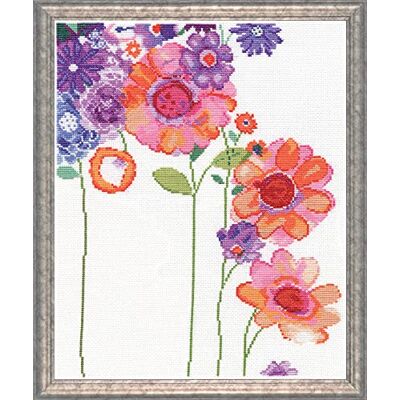 Design Works Watercolour Garden Cross Stitch Kit, Cotton, Multi-Colour, 28 x 35.5 x 0.1 cm Design Works Watercolour Garden Cross Stitch Kit, Cotton, Multi-Colour, 28 x 35.5 x 0.1 cm