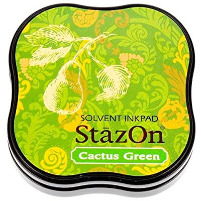 Tsukineko Stazon Midi Ink Pad, Cactus Green Tsukineko Stazon Midi Ink Pad, Cactus Green