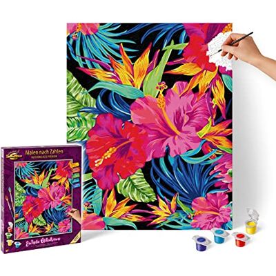 Schipper 609130851 Painting by Numbers Exotic Flower Dreams Painting Pictures for Adults Including Brush and Acrylic Paints 40 x 50 cm Schipper 609130851 Painting by Numbers Exotic Flower Dreams Painting Pictures for Adults Including Brush and Acrylic Paints 40 x 50 cm