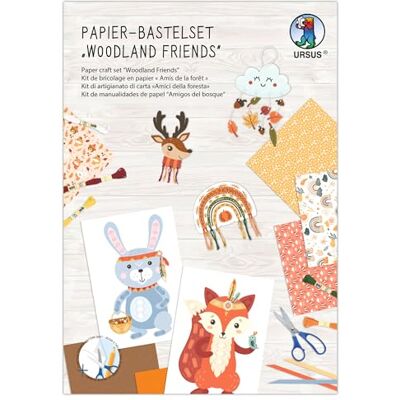 Ludwig Bähr Ursus Children's Woodland Friends Paper Craft Set Ludwig Bähr Ursus Children's Woodland Friends Paper Craft Set