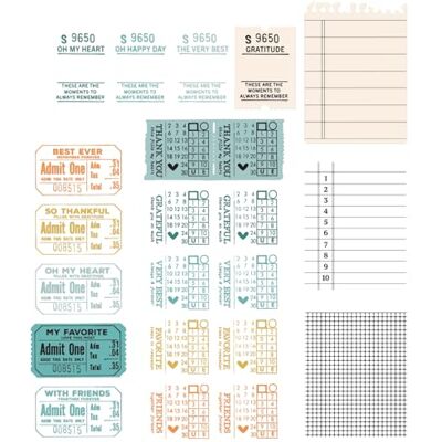 Sizzix A5 Clear Stamps w/Framelits Die Forever Journal Essentials by 49 and Market Sizzix A5 Clear Stamps w/Framelits Die Forever Journal Essentials by 49 and Market
