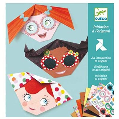 Djeco Origami Pretty Faces Creative Art and Craft Djeco Origami Pretty Faces Creative Art and Craft