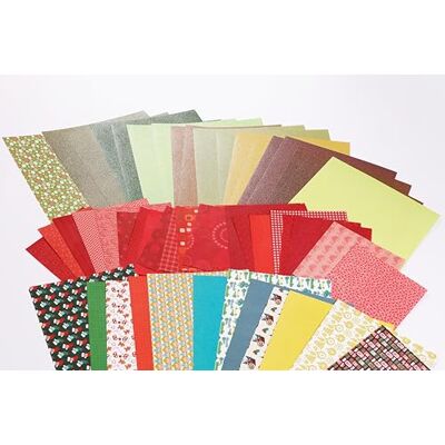 My Mandarine LOTCREA2C Pack À la Découverte du Papier – Kit Créatif Origami Noël avec Papiers Rouge 12x12 cm, Glit’s Paper Vert/Marron & Feuilles Souvenirs d’Enfance Pour Loisirs Créatifs Enfants My Mandarine LOTCREA2C Pack À la Découverte du Papier – Kit Créatif Origami Noël avec Papiers Rouge 12x12 cm, Glit’s Paper Vert/Marron & Feuilles Souvenirs d’Enfance Pour Loisirs Créatifs Enfants