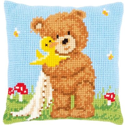 Vervaco PN-0172578 Cross-stitch pillow - Popcorn & Soufflé pattern Vervaco PN-0172578 Cross-stitch pillow - Popcorn & Soufflé pattern