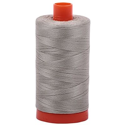 Aurifil Mako Cotton Thread Solid 50wt 1422yds Light Grey Aurifil Mako Cotton Thread Solid 50wt 1422yds Light Grey